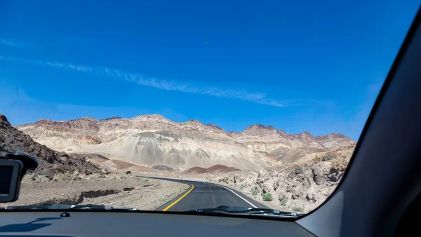 死の谷の塩パンは 東カリフォルニアの砂漠の谷です 北モハベ砂漠で それは地球上で最もホットな場所の一つであります — ストック写真