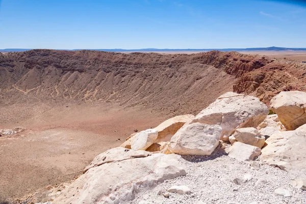 Winslowské Pláně Okraje Meteoritického Kráteru Arizona Usa — Stock fotografie