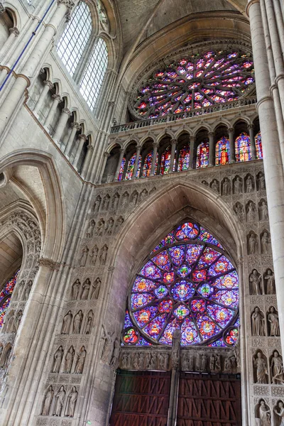 Die Kathedrale Notre Dame Reims Aus Dem Jahrhundert Die Ersten — Stockfoto