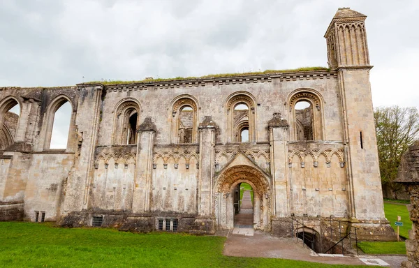 Glastonbury Abbey Est Monastère Situé Glastonbury Dans Somerset Angleterre Ses — Photo