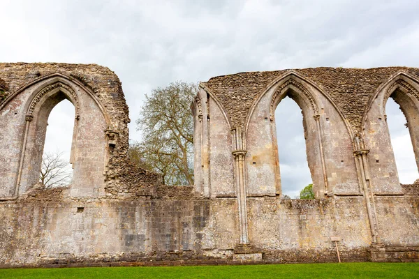 Glastonbury Abbey Est Monastère Situé Glastonbury Dans Somerset Angleterre Ses — Photo