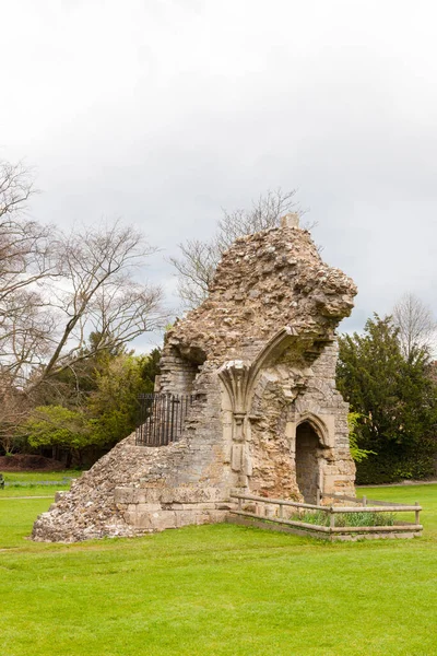 Glastonbury Abbey Est Monastère Situé Glastonbury Dans Somerset Angleterre Ses — Photo