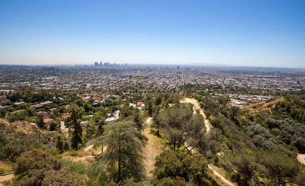 Los Angeles Från Griffith Utkik — Stockfoto