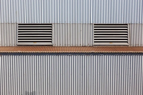 Edificio Hierro Corrugado Material Muy Versátil —  Fotos de Stock