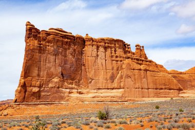 arches Ulusal Parkı rock vista moab utah ABD çöl