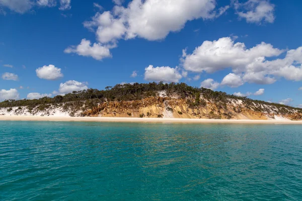 Famous Fraser Island Είναι Παγκόσμια Hertitage Αναφέρονται Μεγαλύτερο Νησί Της — Φωτογραφία Αρχείου