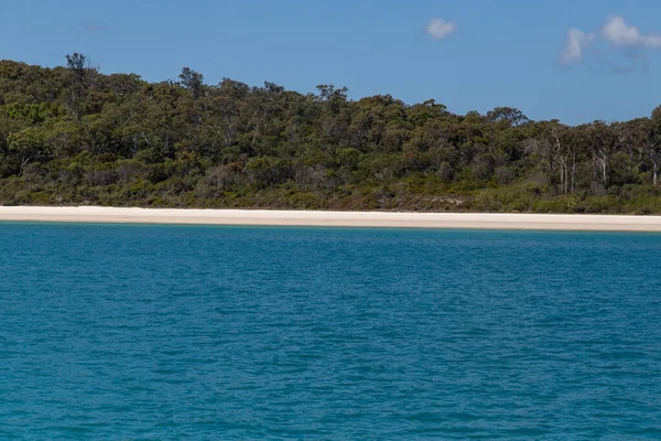 Famous Fraser Island Είναι Παγκόσμια Hertitage Αναφέρονται Μεγαλύτερο Νησί Της — Φωτογραφία Αρχείου