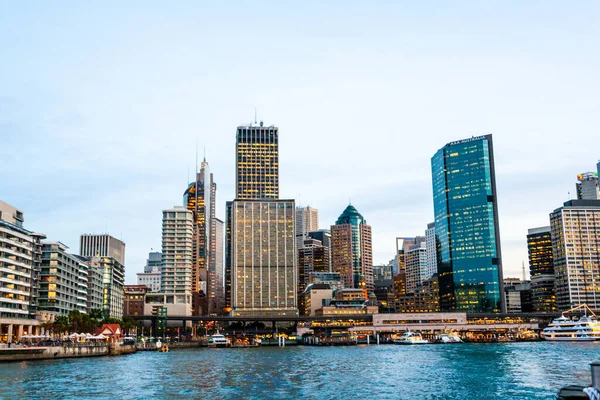 Darling Harbour Sydney Népszerű Turisztikai Célpont — Stock Fotó