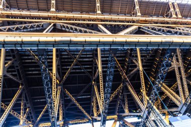 Sydney Limanı Köprüsü Avustralya 'nın ünlü kemeri.