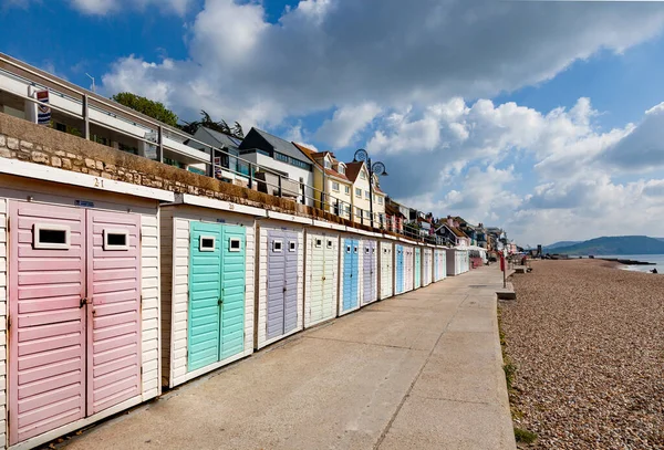 Lyme Regis Aldeia Costa Jurássica Reino Unido Famosa Por Fósseis — Fotografia de Stock