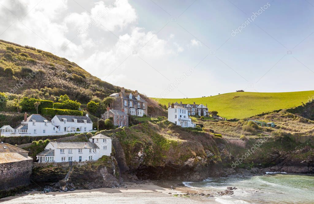 Port Isaac in Cornwall United Kingdom made famous by tv show Doc Martin