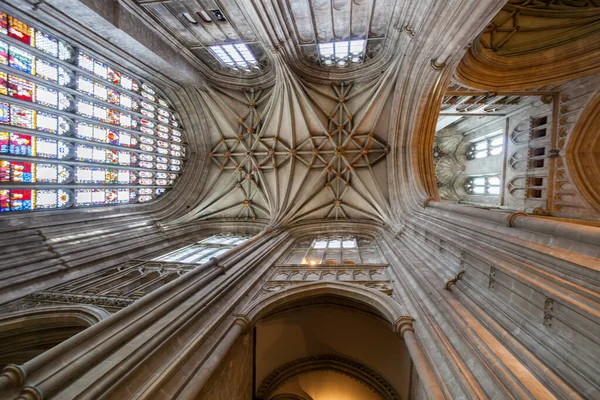 Canterbury Cathedral Gesticht 597 Christus Het Hoofdkwartier Van Church England — Stockfoto