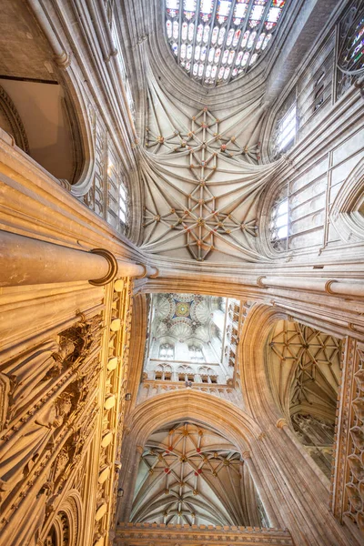 Cattedrale Canterbury Fondata Nel 597 Sede Della Chiesa Inghilterra Della — Foto Stock