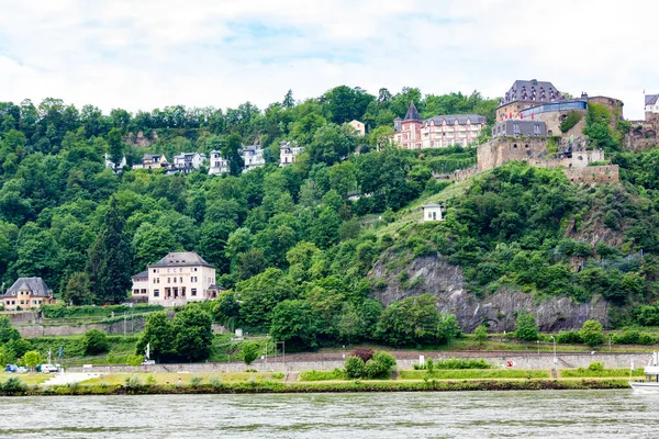 Sites Long Rhin Culturellement Historiquement Des Grands Fleuves Continent Parmi — Photo