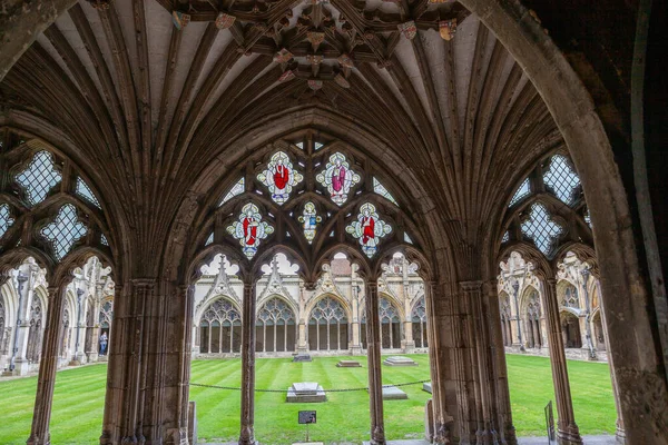 Cattedrale Canterbury Fondata Nel 597 Sede Della Chiesa Inghilterra Della — Foto Stock