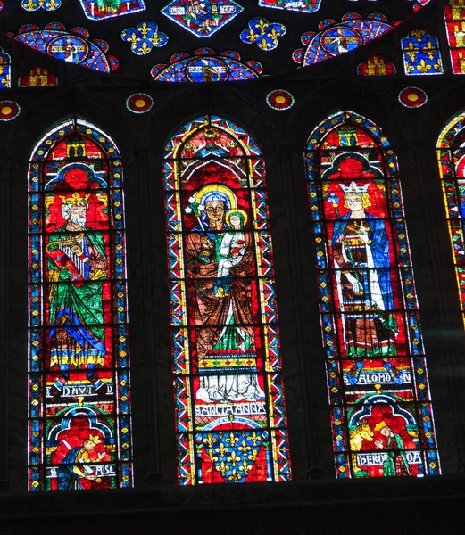 Cathédrale Notre Dame Xiiie Siècle Très Endommagée Pendant Première Guerre — Photo