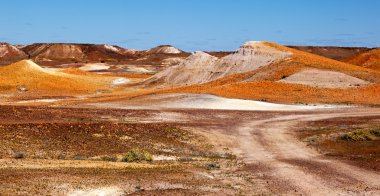 yabancı peyzaj breakaways coober pedy Avustralya
