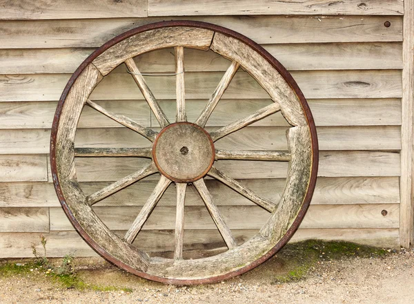 Wagon wheel now part of history — Stock Photo, Image