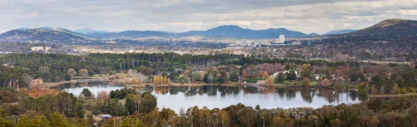 Mandıra Çiftçilerinin Tepesinden Canberra Australia Sermaye Manzarası Telifsiz Stok Imajlar