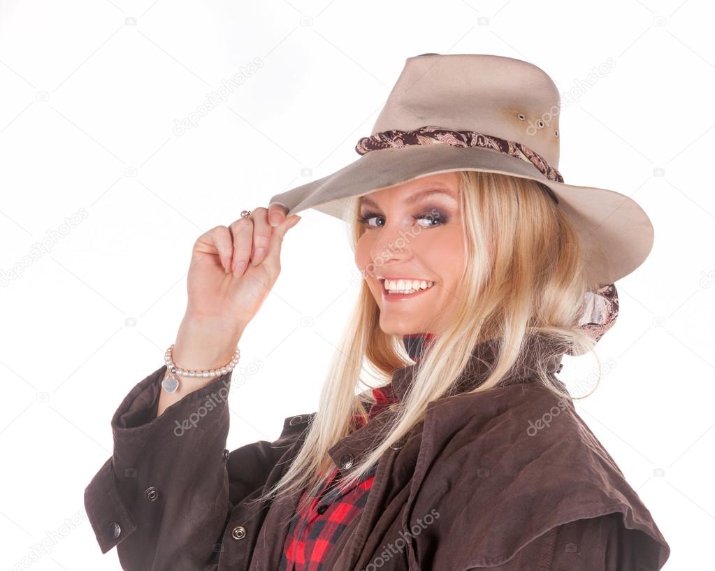 Blondes Cowgirl