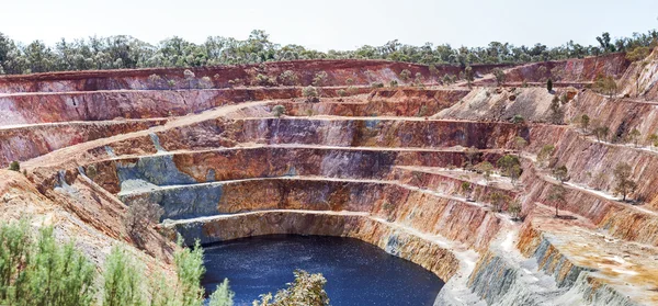 Vrchu zlatý důl v Austrálii — Stock fotografie