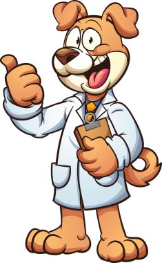 Çizgi film köpek doktor