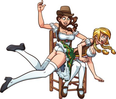 Oktoberfest kızlar