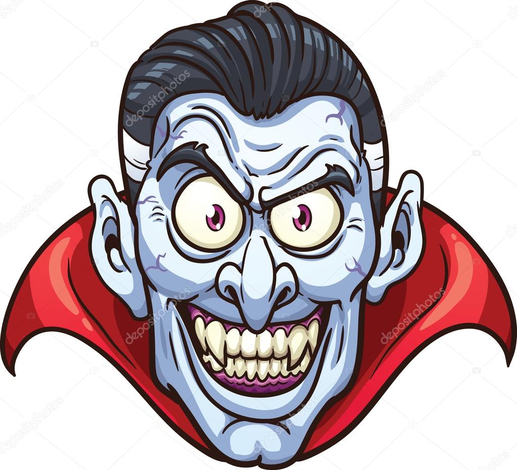 Bipolar Clipart Dois Desenhos Animados De Vampiros E Rostos De