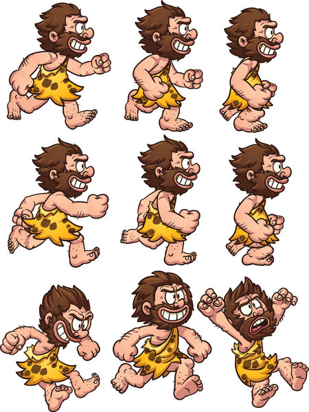 Cartoon caveman
