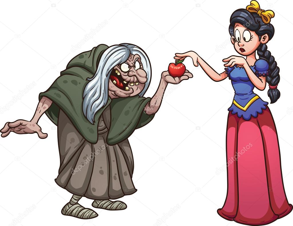 Snow White and witch