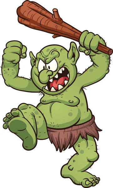 Cartoon troll — Stockvector