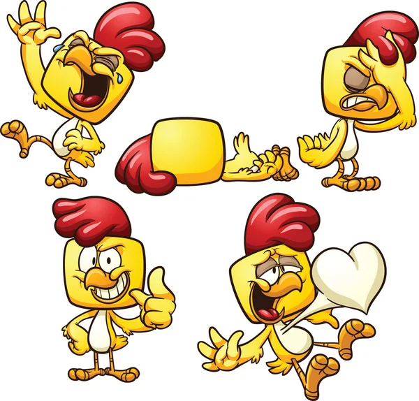 Kreskówka kurczak — Wektor stockowy