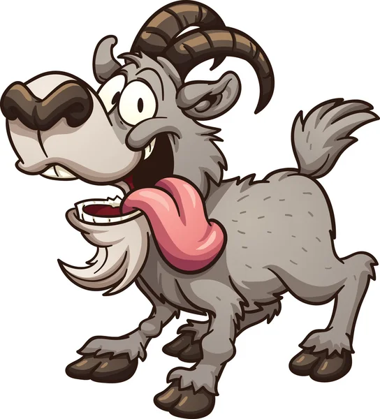 Cartoon goat — Stock Vector