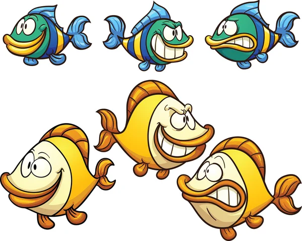 Cartoon fish — Stock Vector