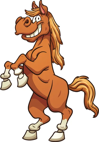 Cartoon horse — Wektor stockowy