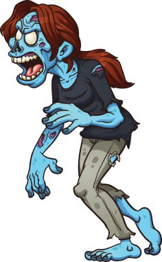 Zombi kız.