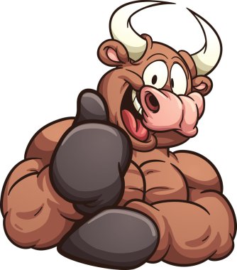 karikatür boğa