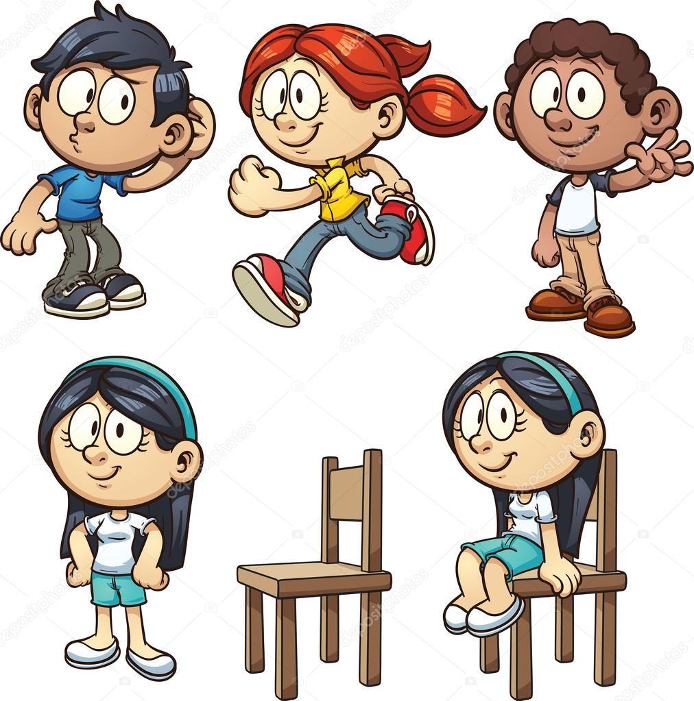 Cartoon kids