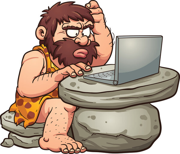 Cartoon caveman