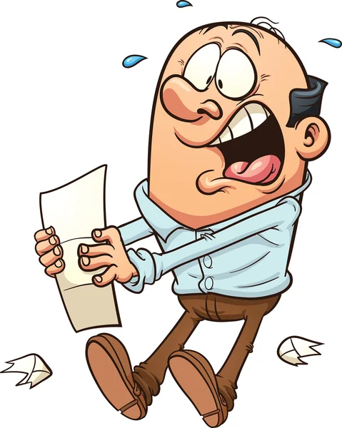 Vektorgrafiken Scared Cartoon Man Vektorbilder Scared Cartoon Man Depositphotos