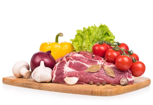 Rohes Schweinefleisch — Stockfoto