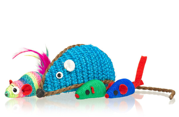 Bright toy mice