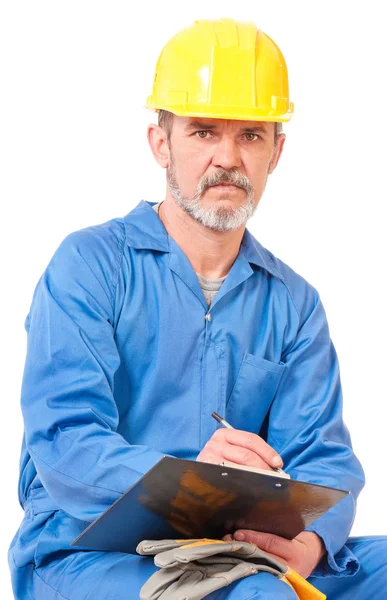 Adult caucasian worker Royalty Free Stock Images