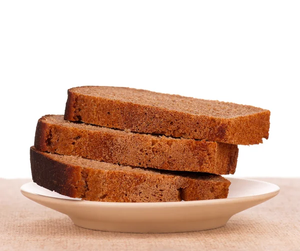 Snijd roggebrood — Stockfoto