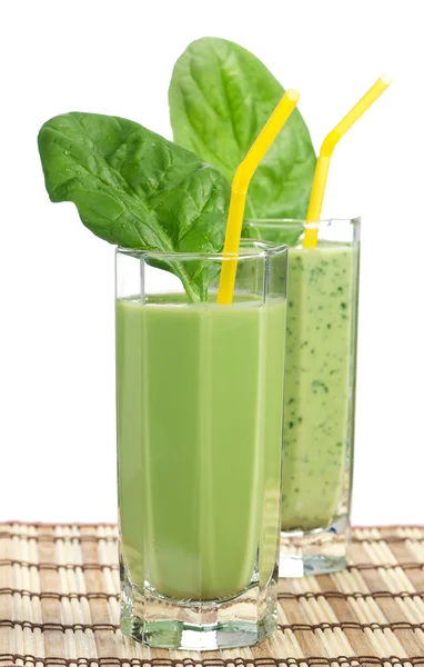 Delicious spinach smoothie — Stock Photo, Image