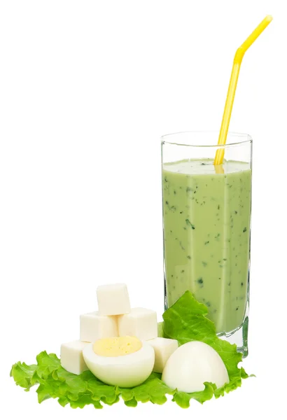 Delicious spinach smoothie — Stock Photo, Image