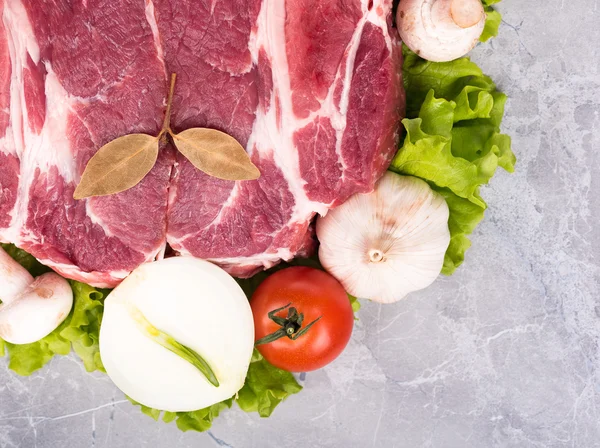 Rohes Schweinefleisch — Stockfoto