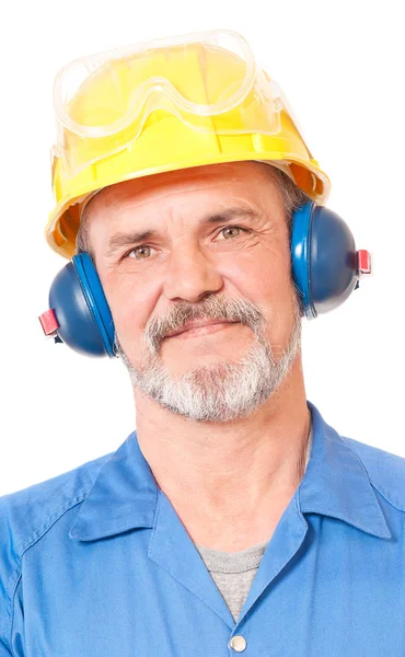 Smiling adult worker — Stock Photo, Image