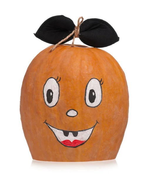 Emotional halloween pumpkin — Stock Photo, Image