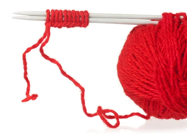 Knitting spokes — Stock Photo, Image